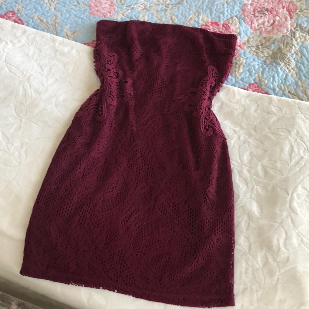 Forever 21 Wine Colored Dress |SM|